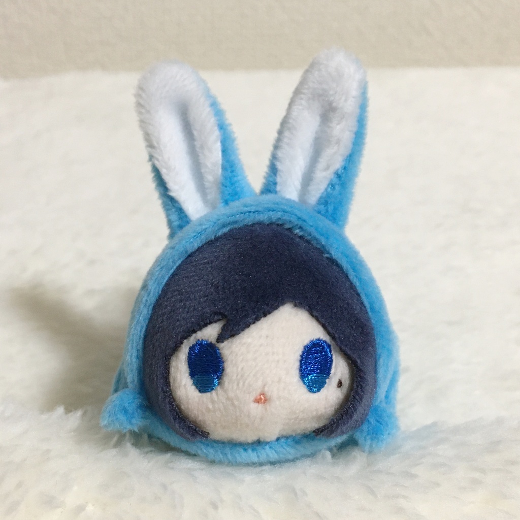 もちマスミニ着ぐるみ うさぎ アクアブルー