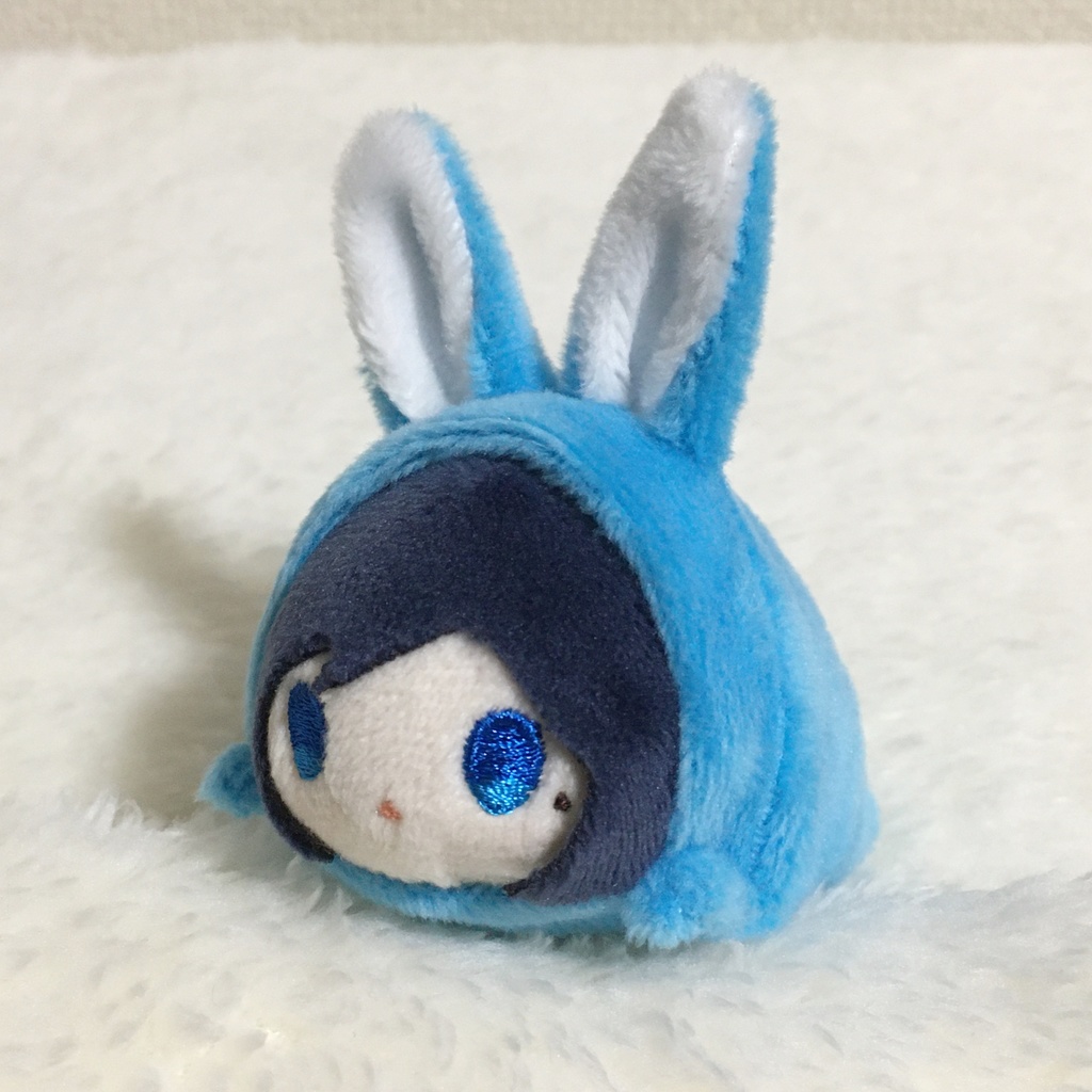 もちマスミニ着ぐるみ うさぎ アクアブルー