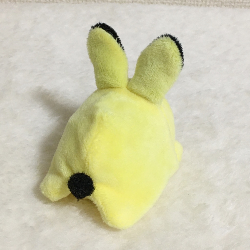 もちマスミニ着ぐるみ うさぎ レモンイエロー&ブラック