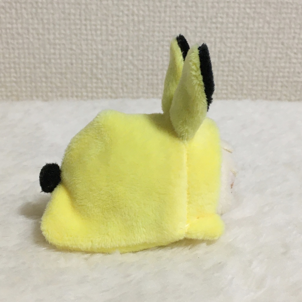 もちマスミニ着ぐるみ うさぎ レモンイエロー&ブラック