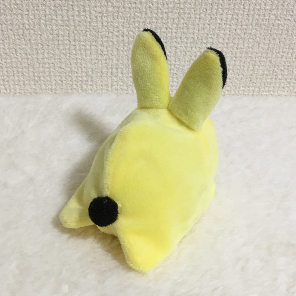 もちマス/もちころりん着ぐるみ うさぎ レモンイエロー&ブラック