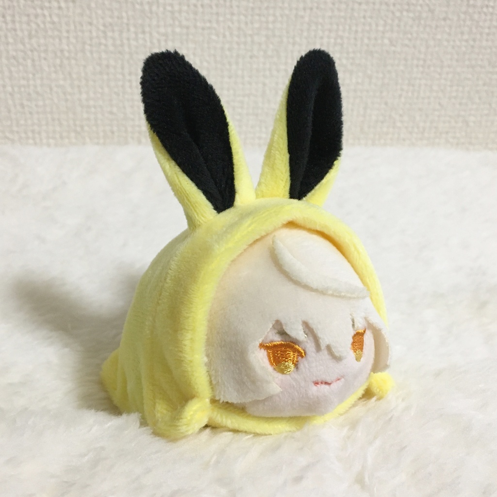 もちマス/もちころりん着ぐるみ うさぎ レモンイエロー&ブラック