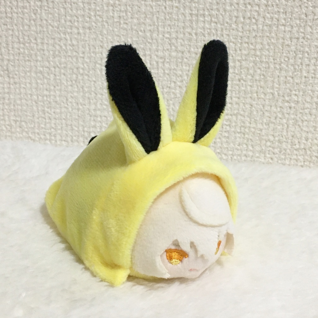 もちマス/もちころりん着ぐるみ うさぎ レモンイエロー&ブラック