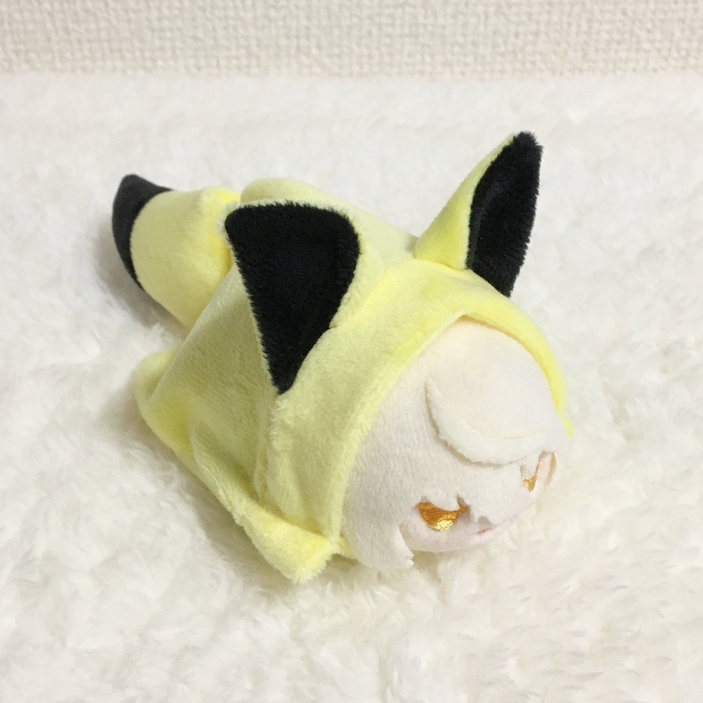 もちマス/もちころりん着ぐるみ きつね レモンイエロー&ブラック