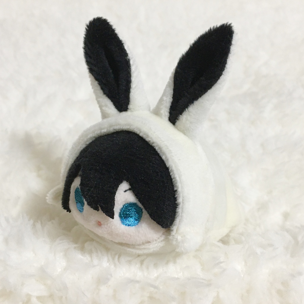もちマスミニ着ぐるみ うさぎ ミルク&ブラック