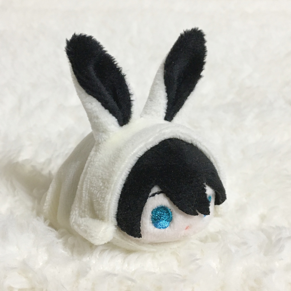 もちマスミニ着ぐるみ うさぎ ミルク&ブラック