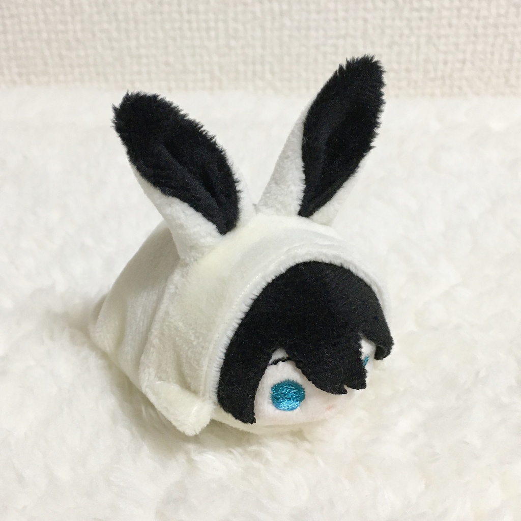 もちマスミニ着ぐるみ うさぎ ミルク&ブラック