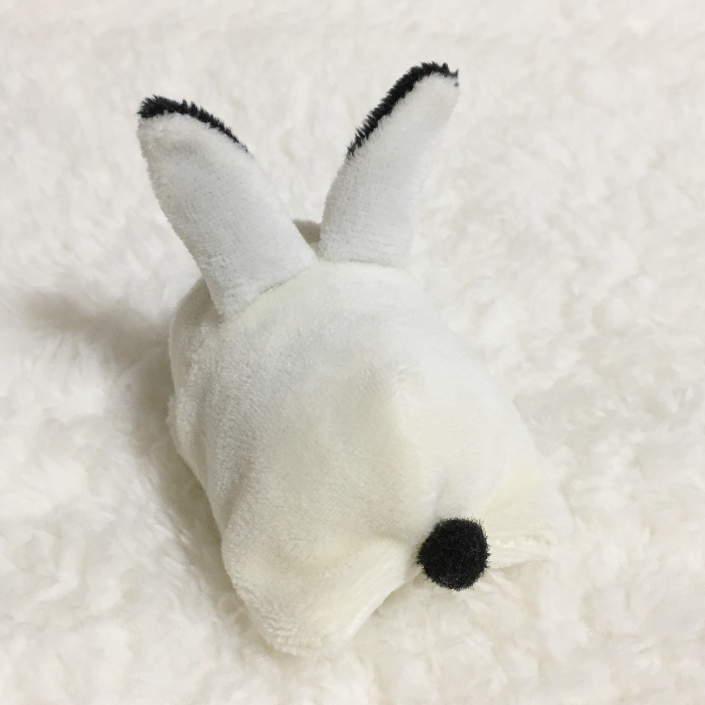 もちマスミニ着ぐるみ うさぎ ミルク&ブラック