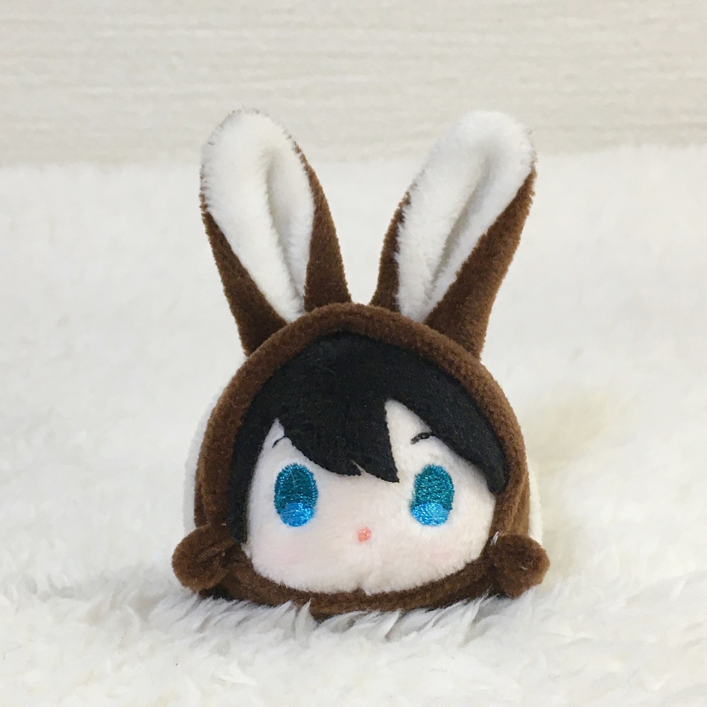 もちマスミニ着ぐるみ うさぎ ブラウン&ミルク(ツートン)