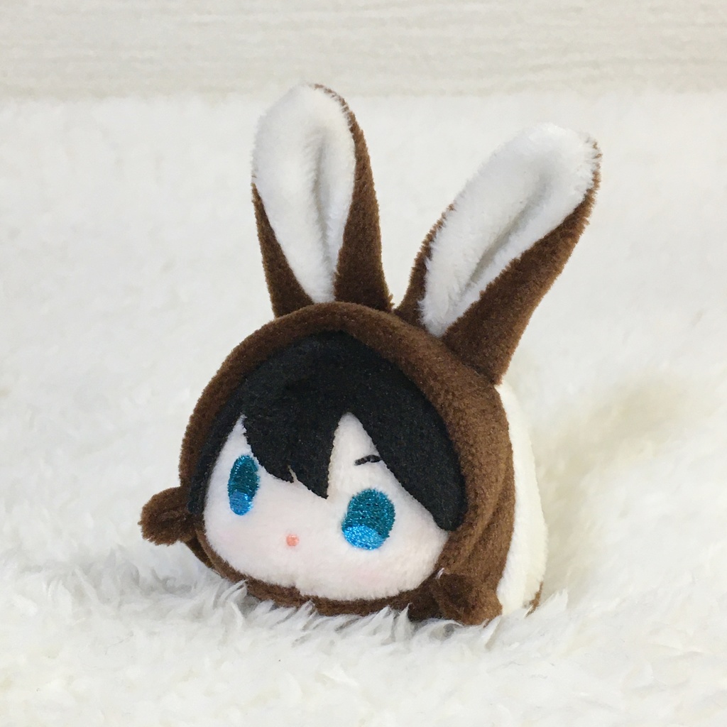 もちマスミニ着ぐるみ うさぎ ブラウン&ミルク(ツートン)