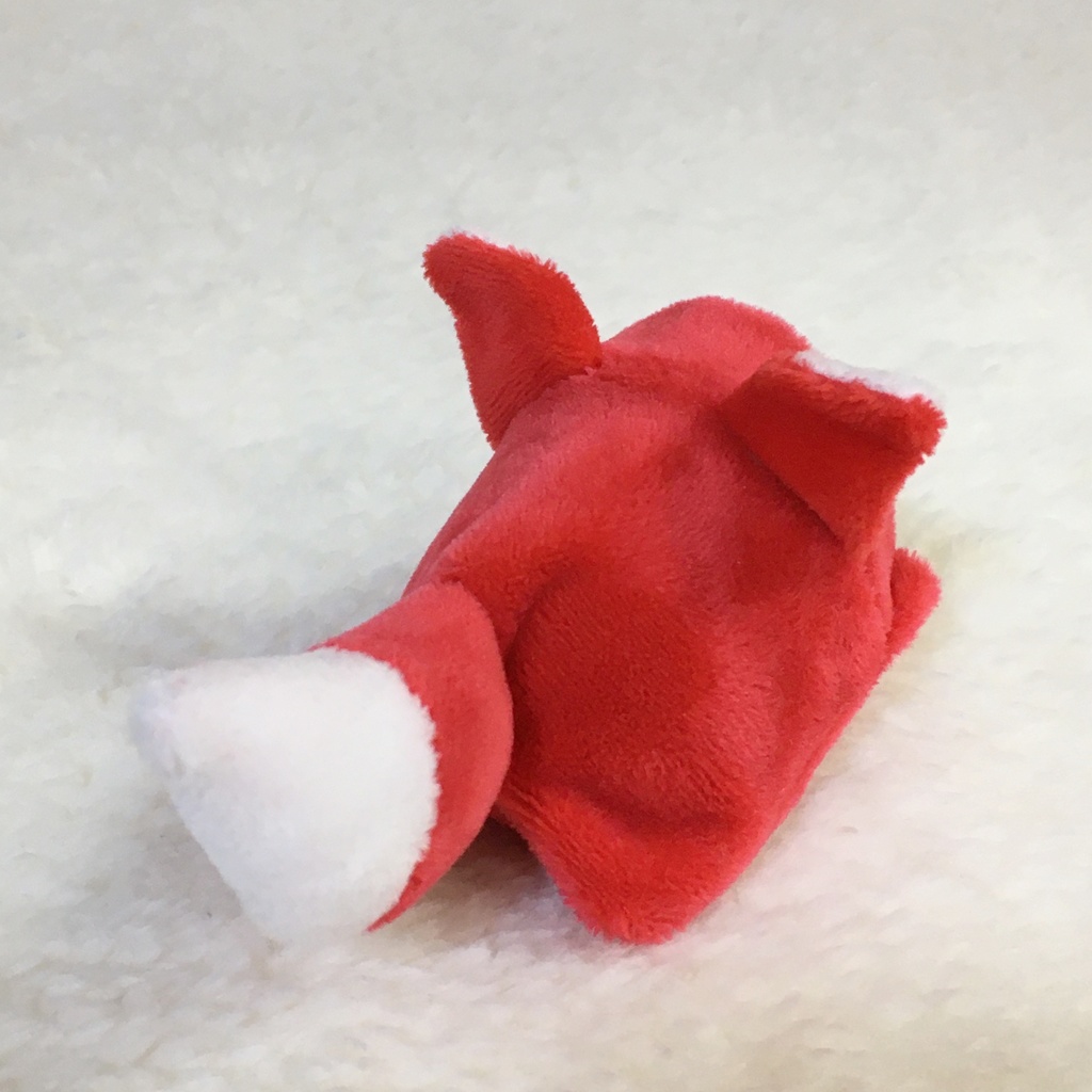 もちマスミニ着ぐるみ きつね レッド