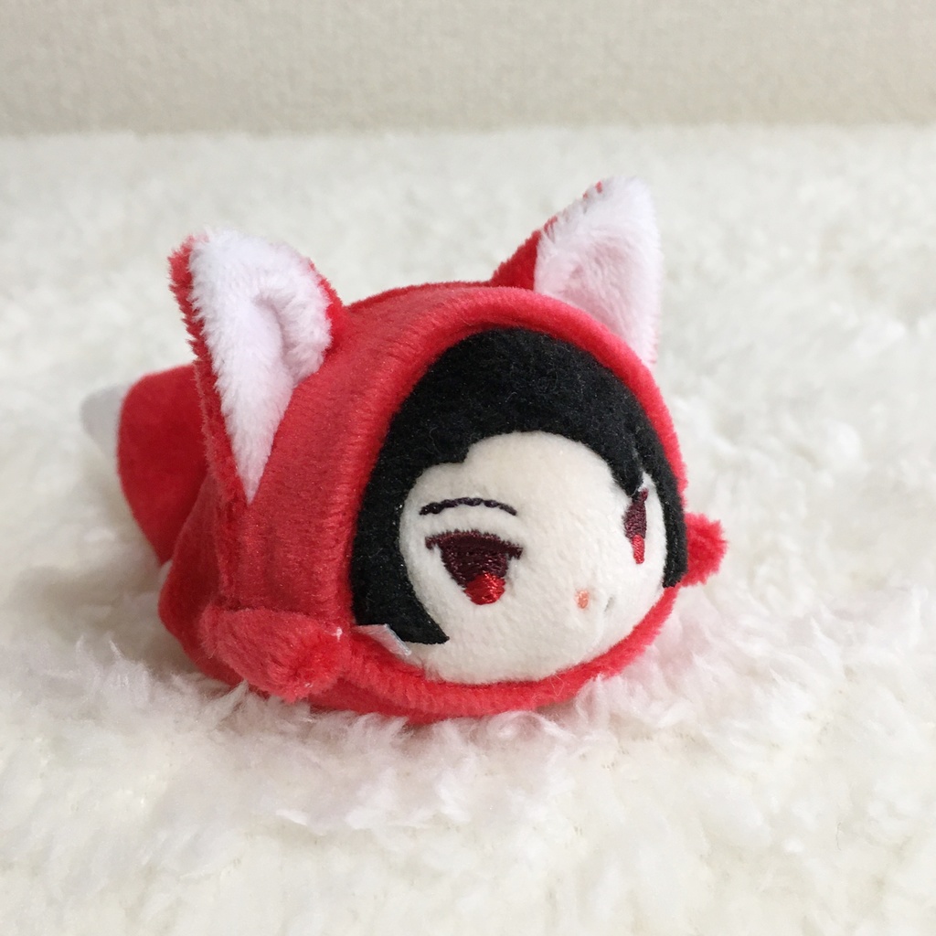 もちマスミニ着ぐるみ　きつね　レッド