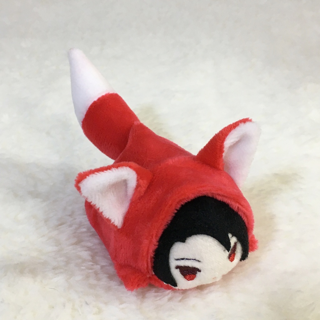 もちマスミニ着ぐるみ きつね レッド