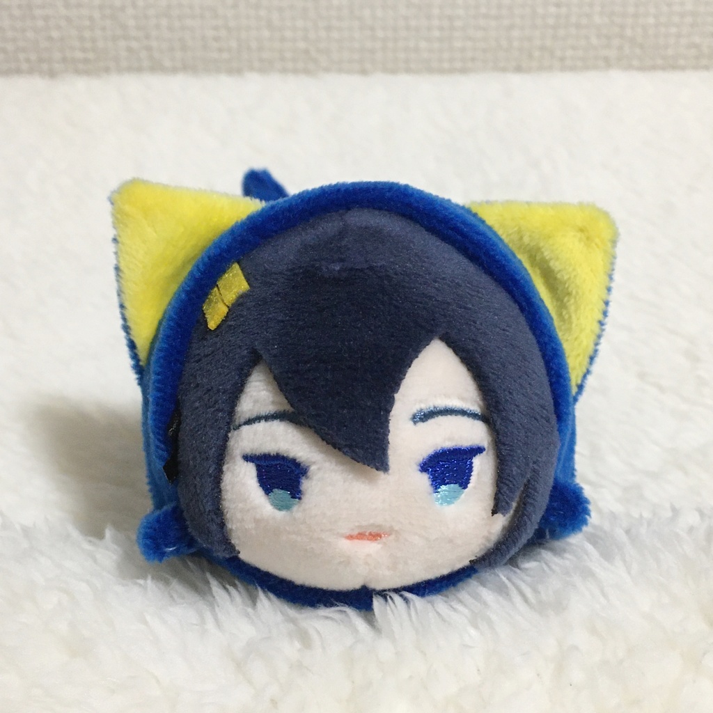 もちマス/もちころりん着ぐるみ ねこ ブルー&イエロー