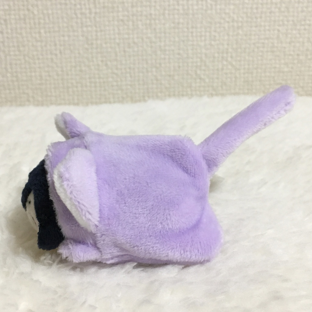 もちマスミニ着ぐるみ ねこ(折れ耳) ラベンダー