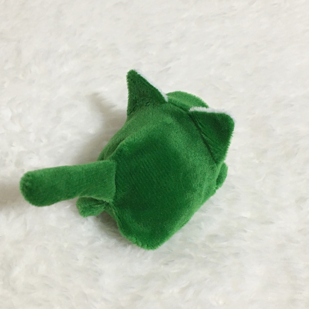 もちマスミニ着ぐるみ ねこ モスグリーン
