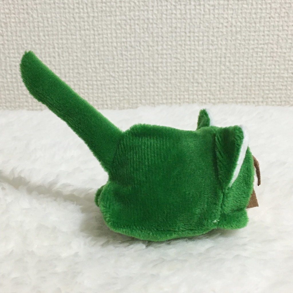 もちマスミニ着ぐるみ ねこ モスグリーン