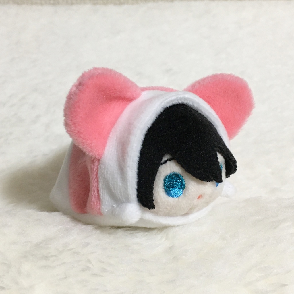 もちマスミニ着ぐるみ パンダ コーラルピンク