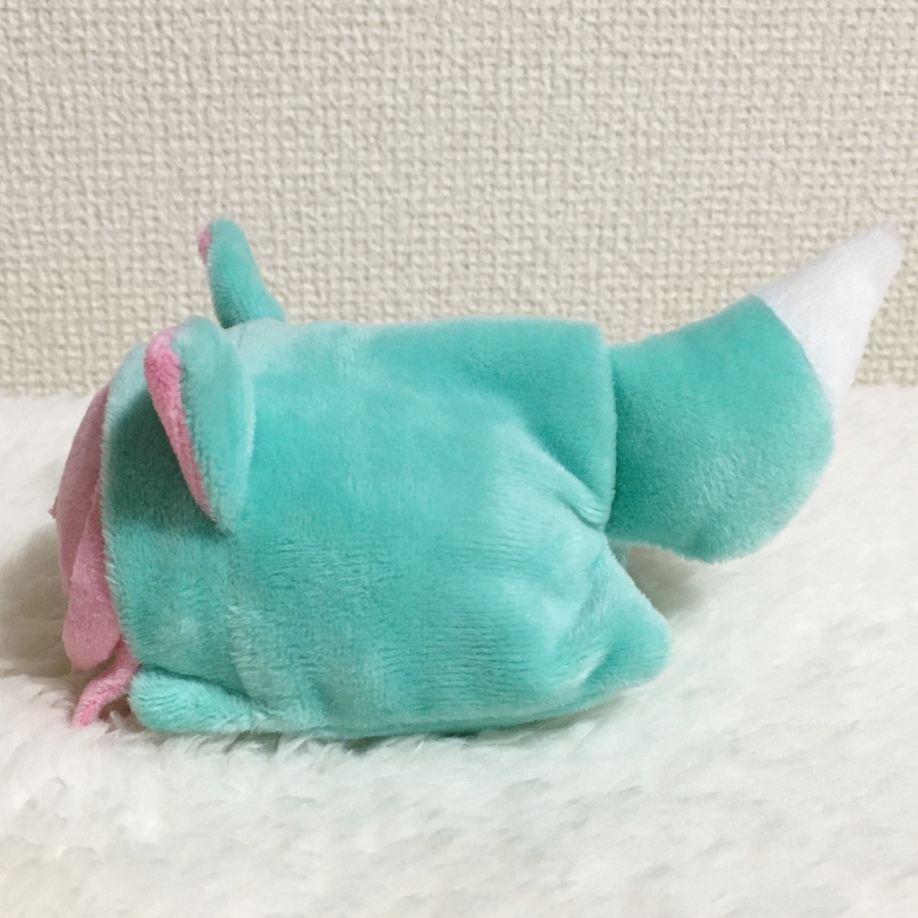 もちころりん/もちマス着ぐるみ きつね ミントグリーン&ピンク