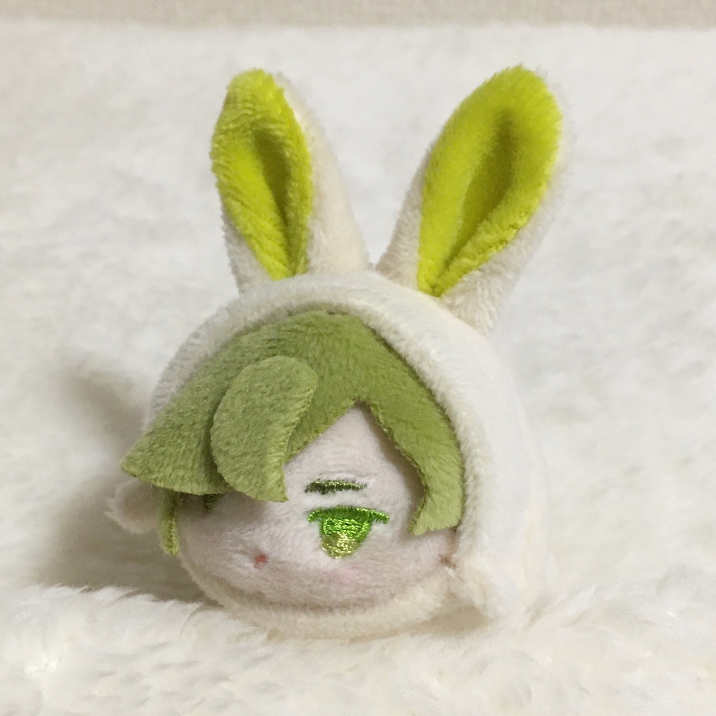 もちマスミニ着ぐるみ うさぎ ミルク&若草色