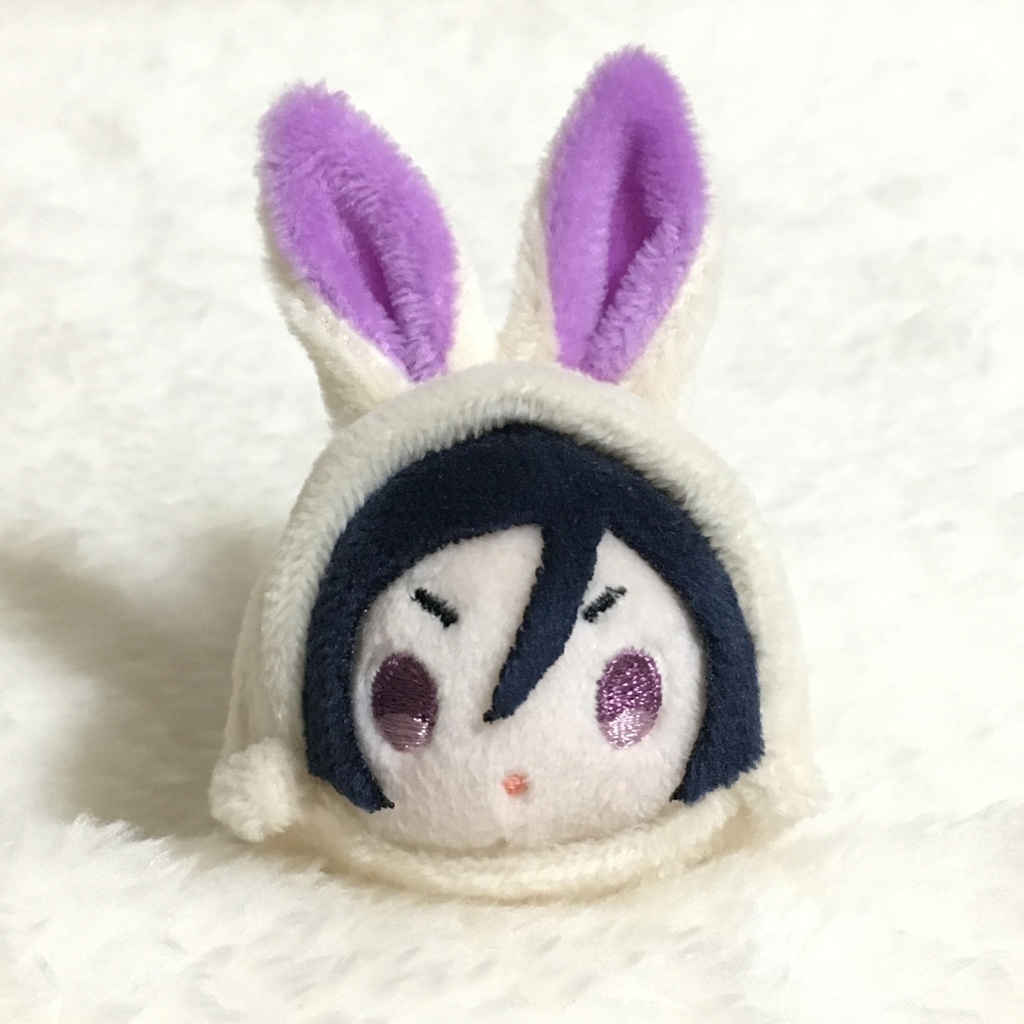 もちマスミニ着ぐるみ うさぎ ミルク&パープル