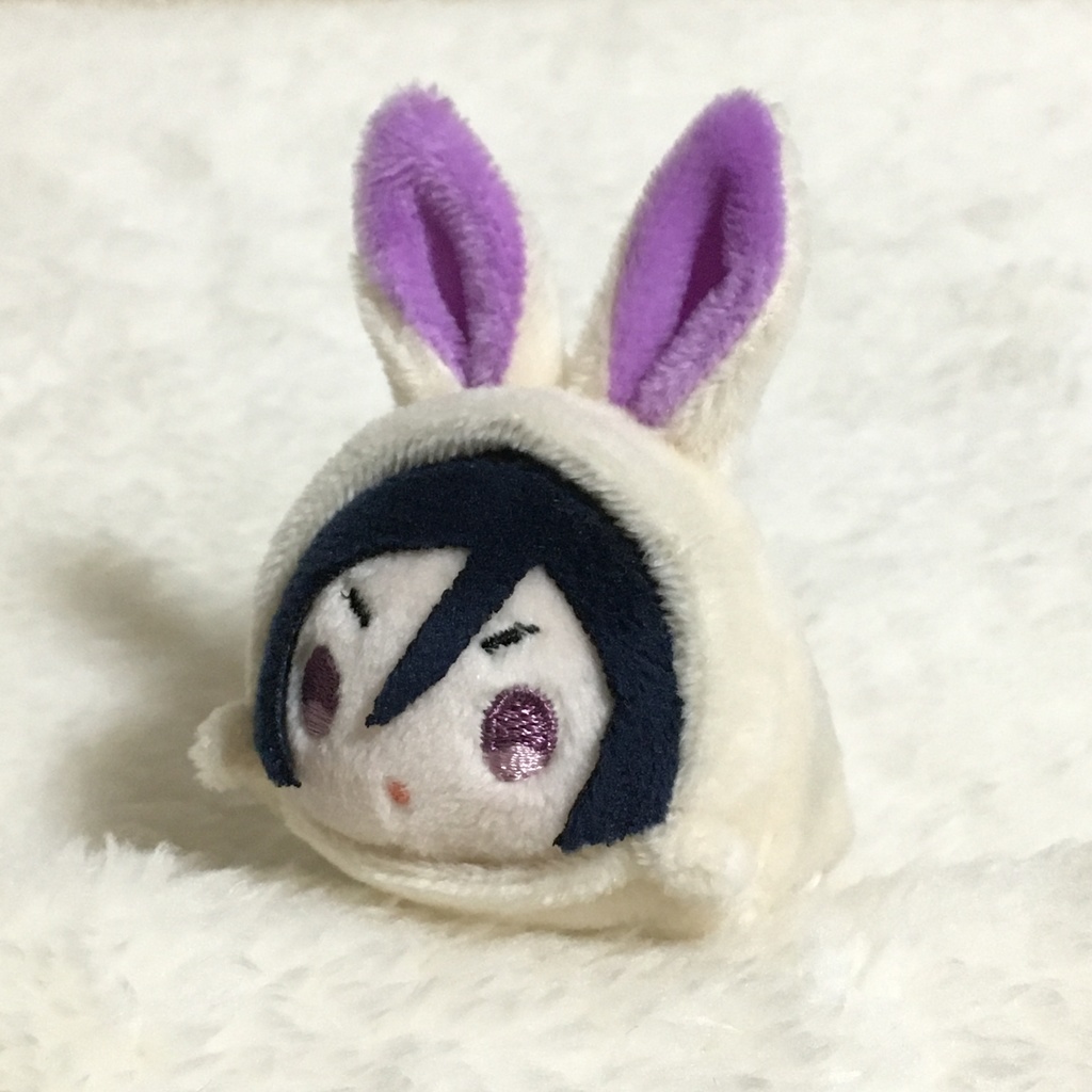 もちマスミニ着ぐるみ うさぎ ミルク&パープル