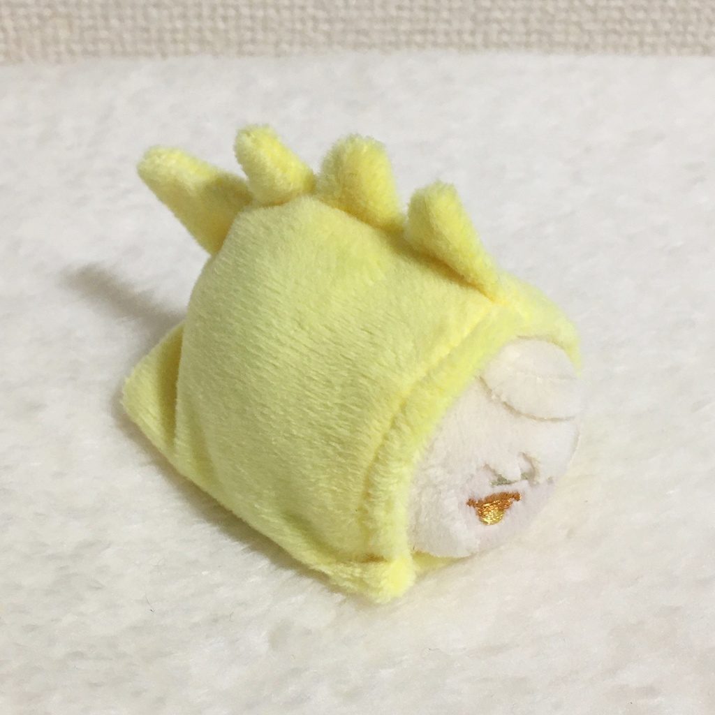 もちマスミニ着ぐるみ 恐竜 レモンイエロー