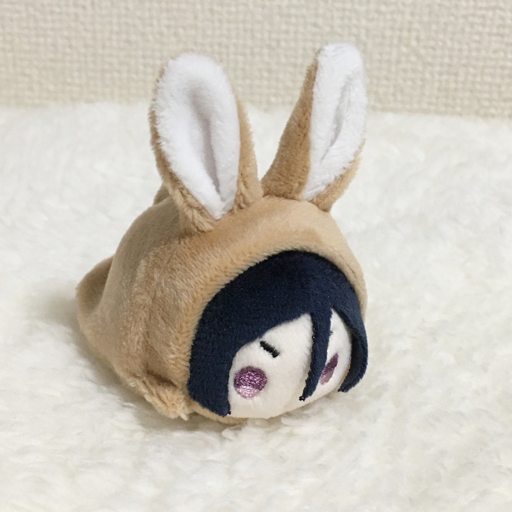 もちマスミニ着ぐるみ うさぎ カフェオレ