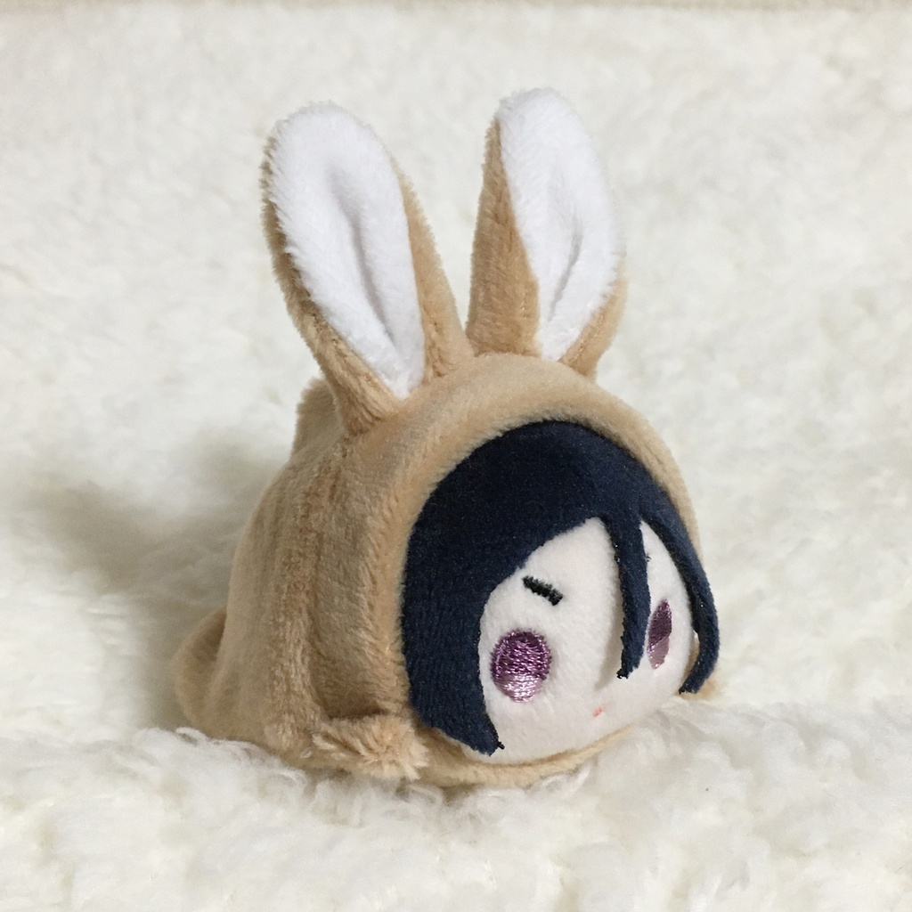 もちマスミニ着ぐるみ うさぎ カフェオレ