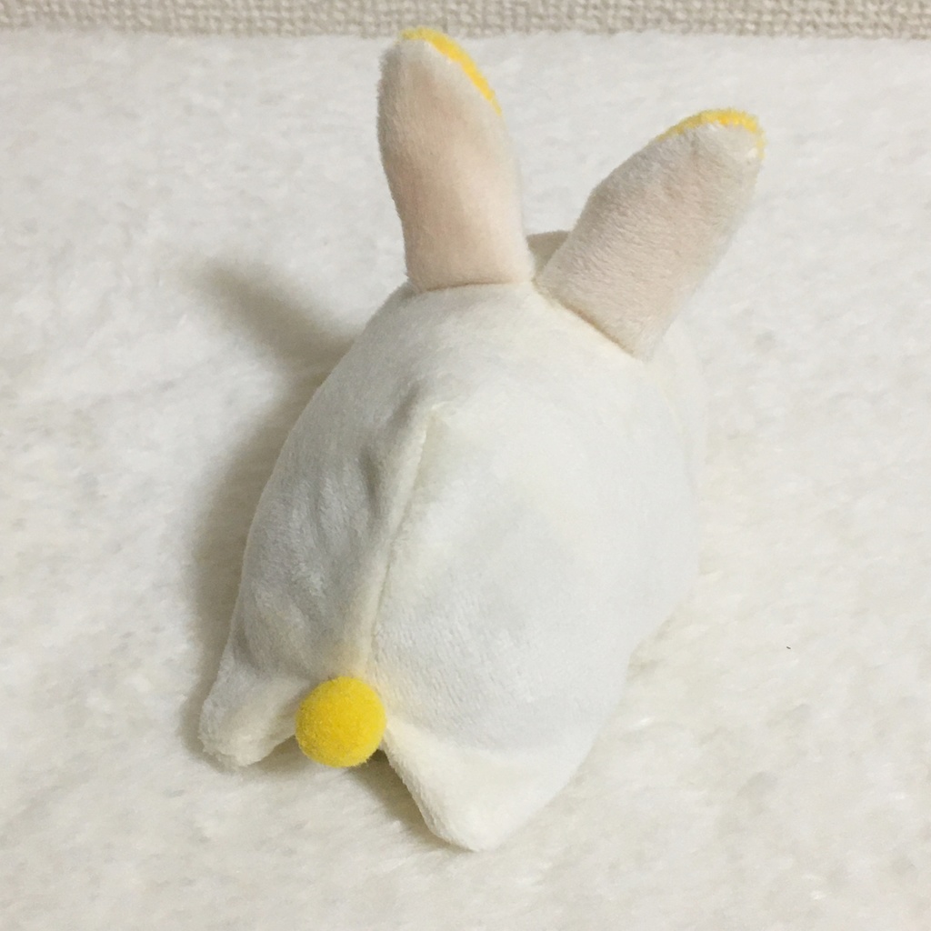 もちマス/もちころりん着ぐるみ うさぎ ミルク&オレンジイエロー