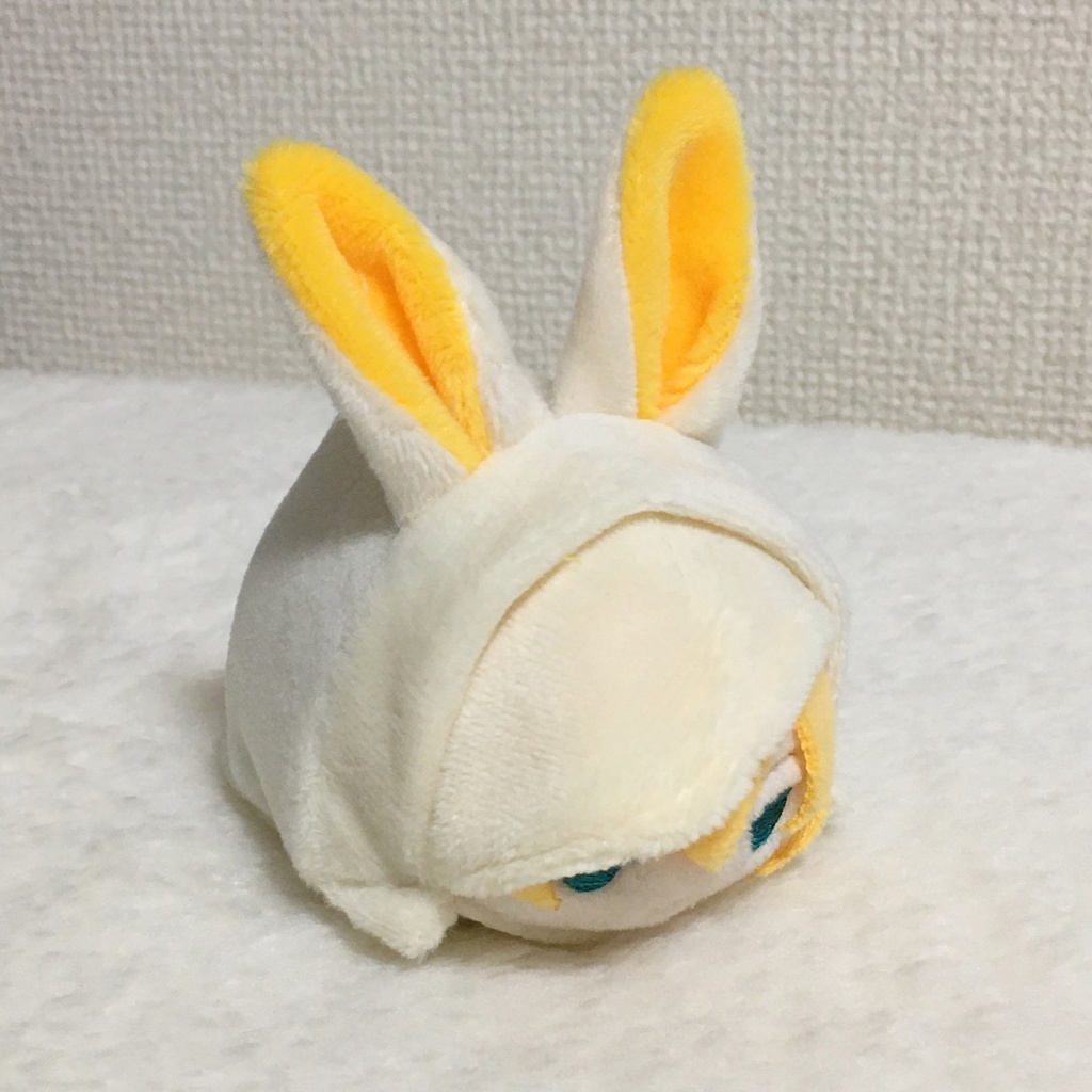 もちマス/もちころりん着ぐるみ うさぎ ミルク&オレンジイエロー