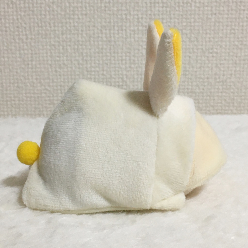 もちマス/もちころりん着ぐるみ うさぎ ミルク&オレンジイエロー