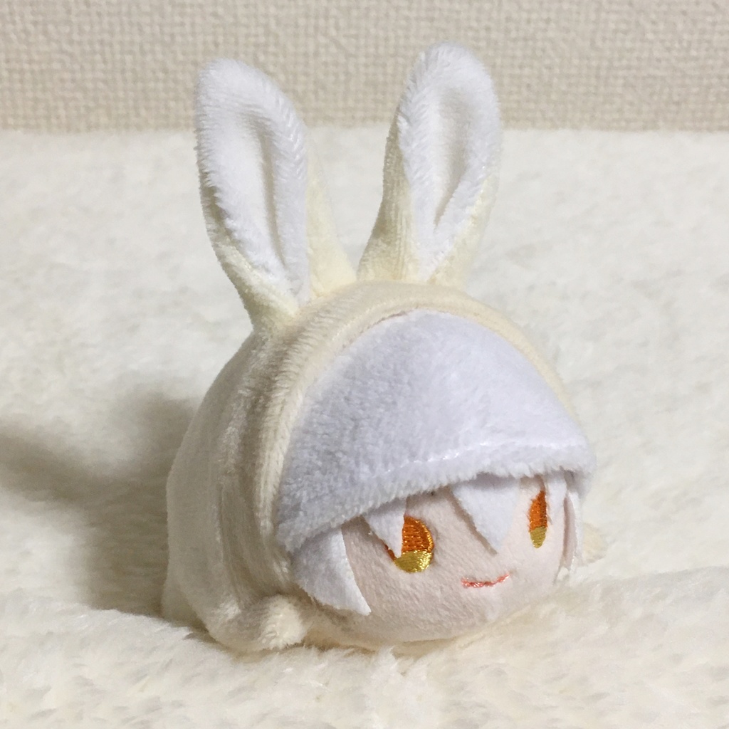 もちマス/もちころりん着ぐるみ うさぎ ミルク&ホワイト