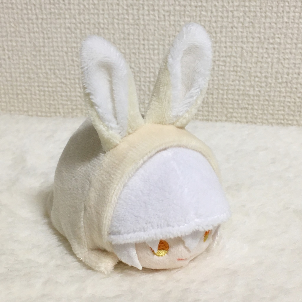 もちマス/もちころりん着ぐるみ うさぎ ミルク&ホワイト