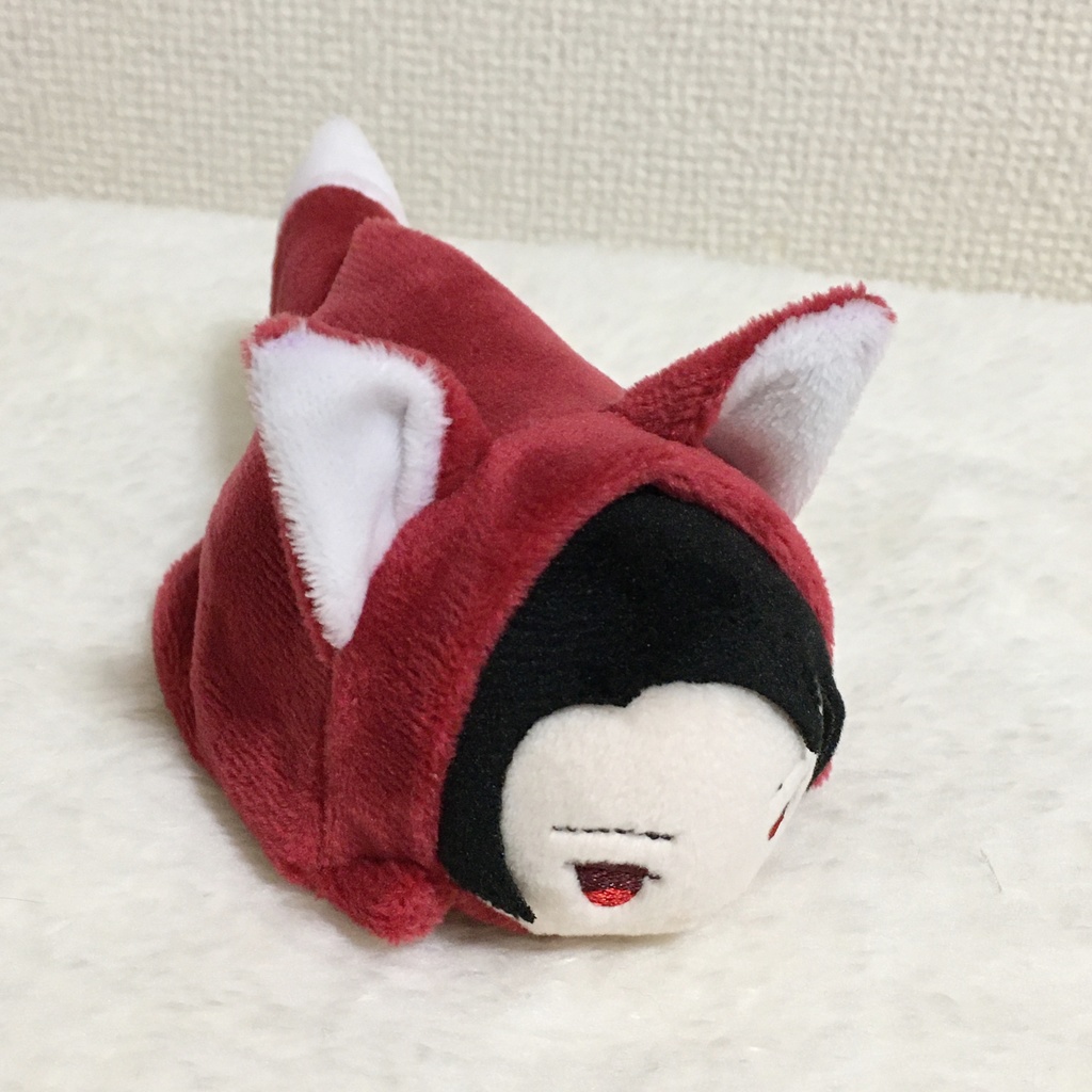 もちマス/もちころりん着ぐるみ きつね ワインレッド