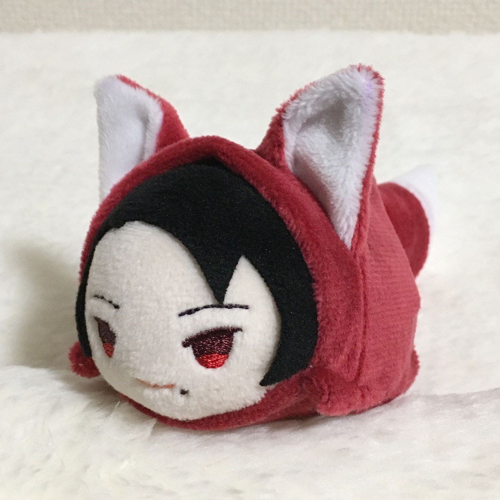 もちマス/もちころりん着ぐるみ きつね ワインレッド