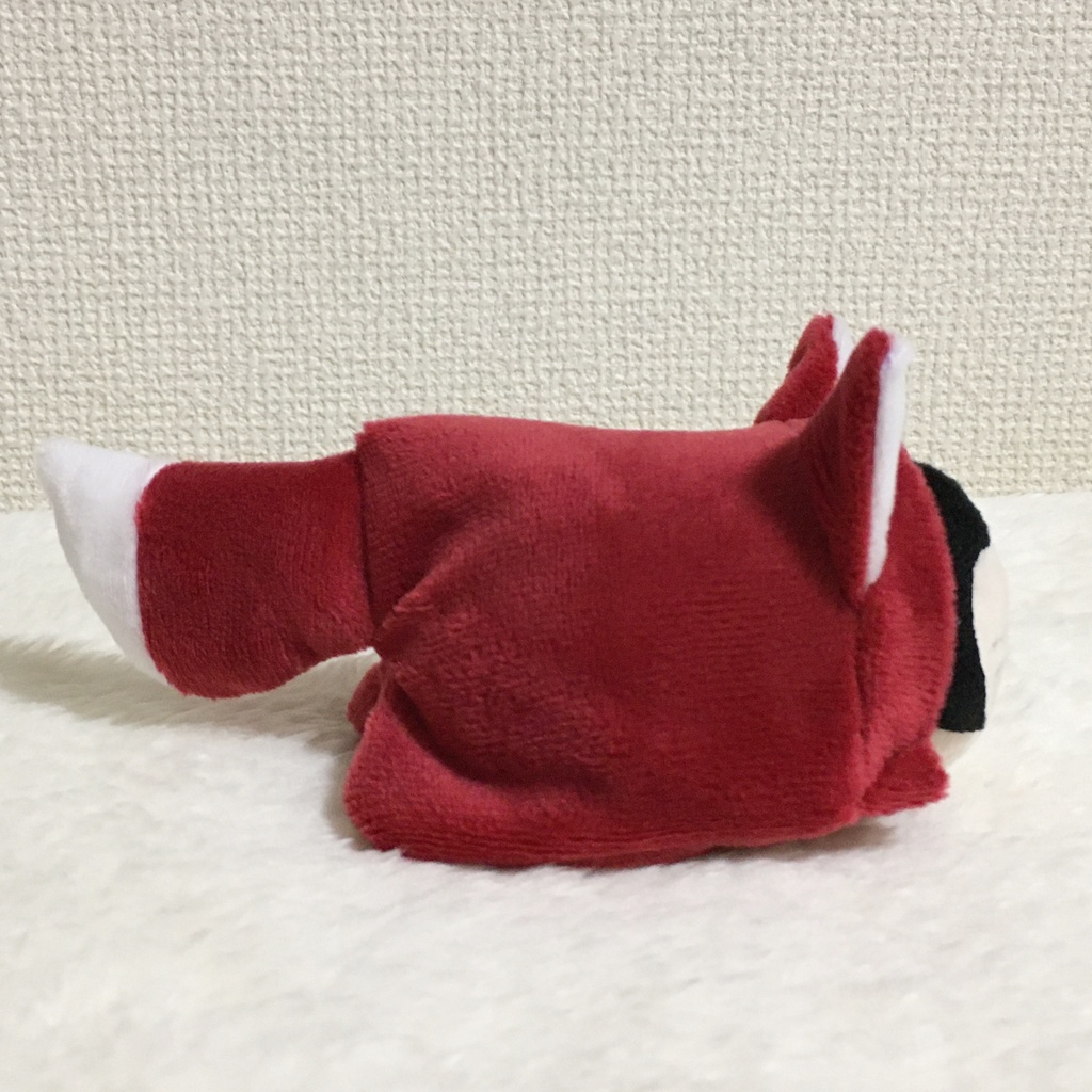 もちマス/もちころりん着ぐるみ きつね ワインレッド