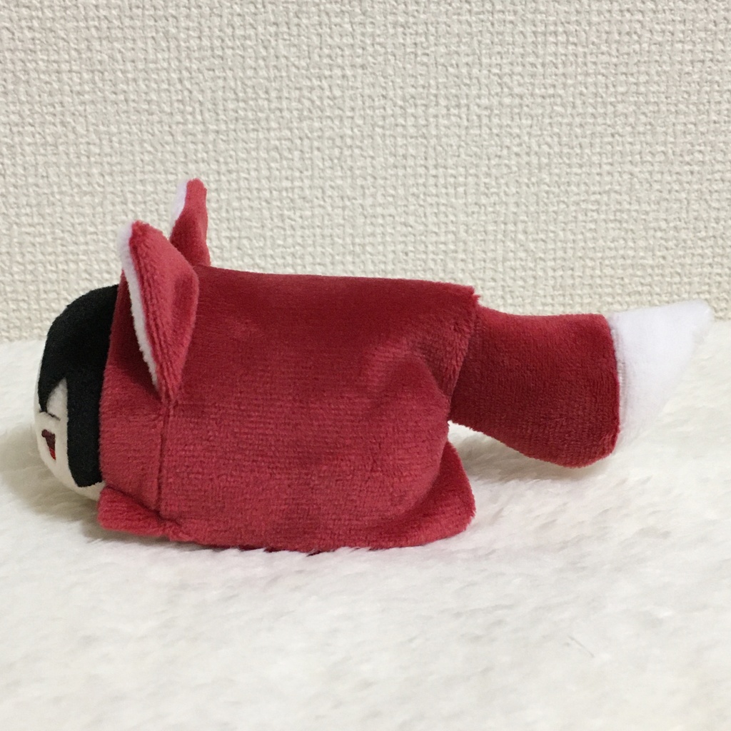 もちマス/もちころりん着ぐるみ きつね ワインレッド