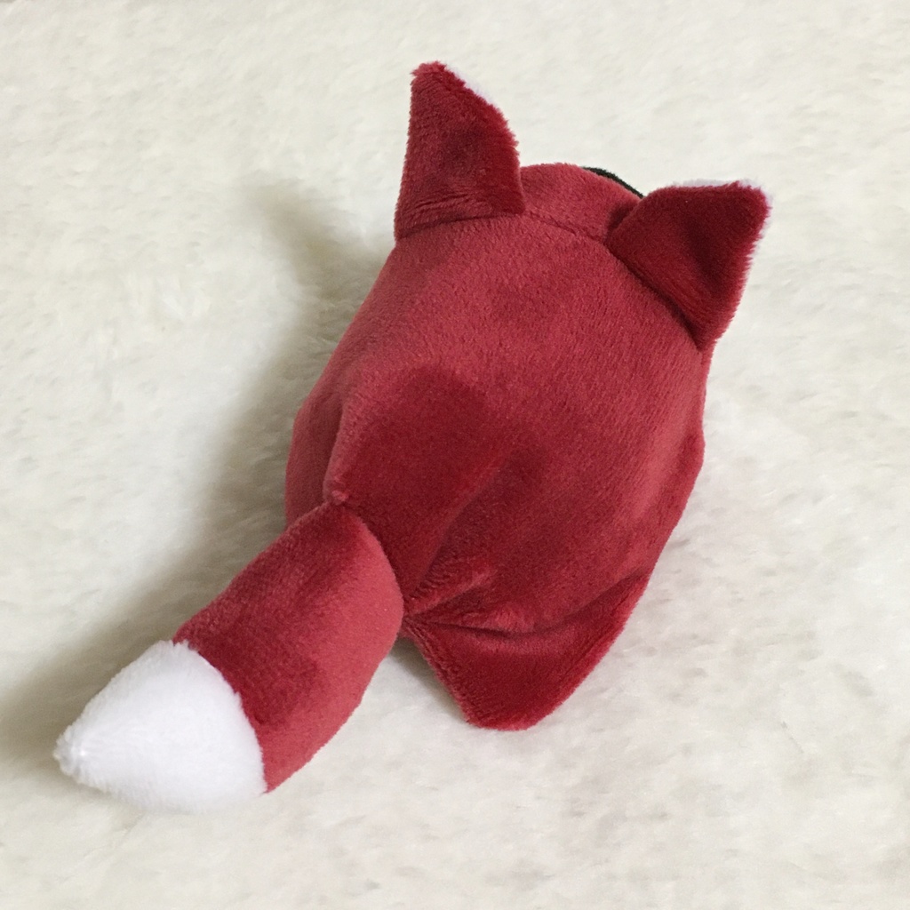 もちマス/もちころりん着ぐるみ きつね ワインレッド