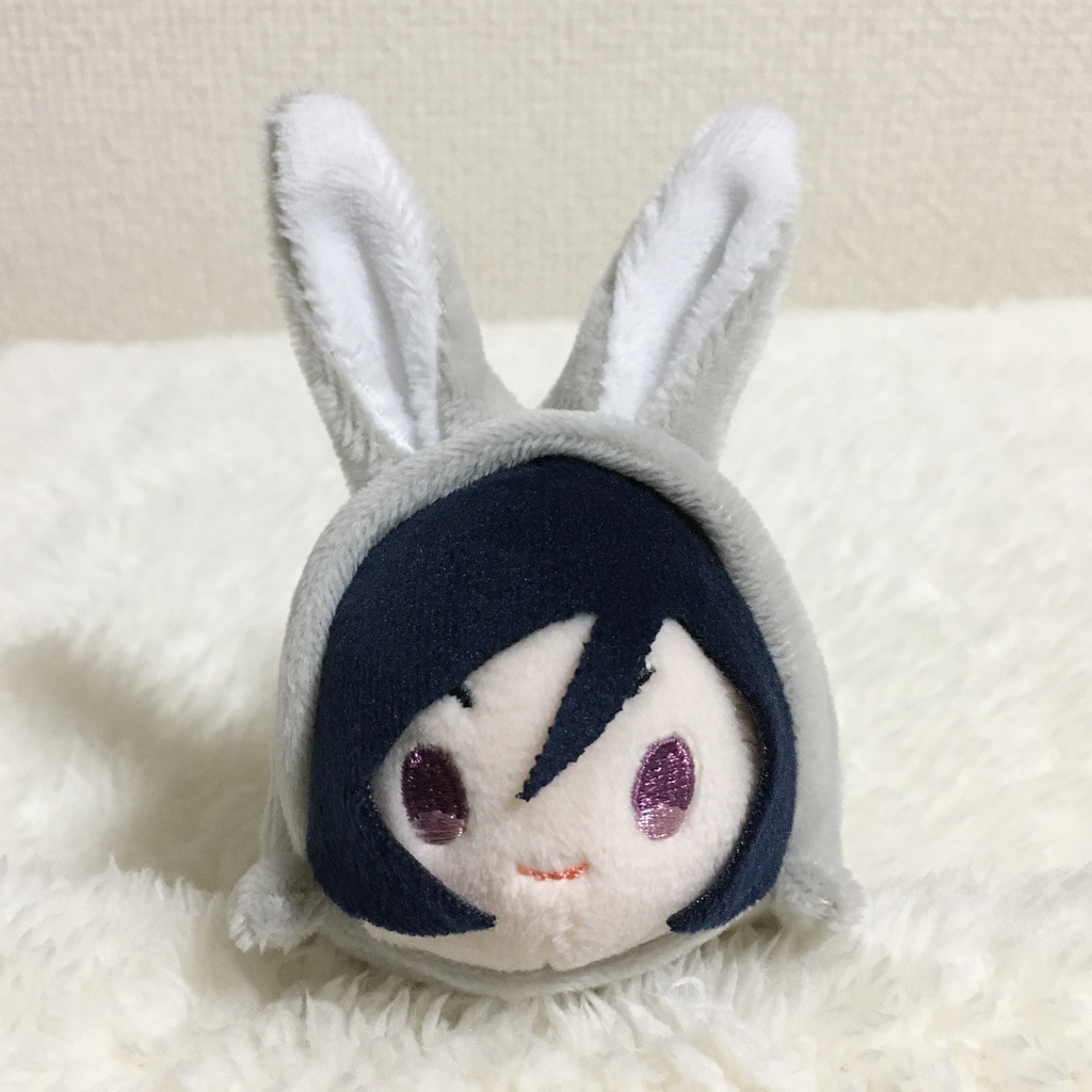 もちマス/もちころりん着ぐるみ　うさぎ　ライトグレー