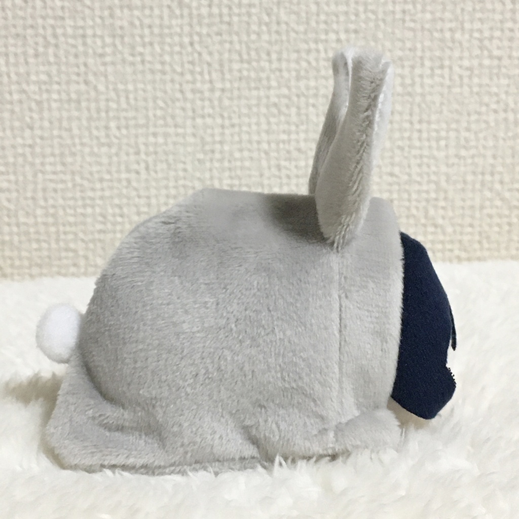 もちマス/もちころりん着ぐるみ うさぎ ライトグレー