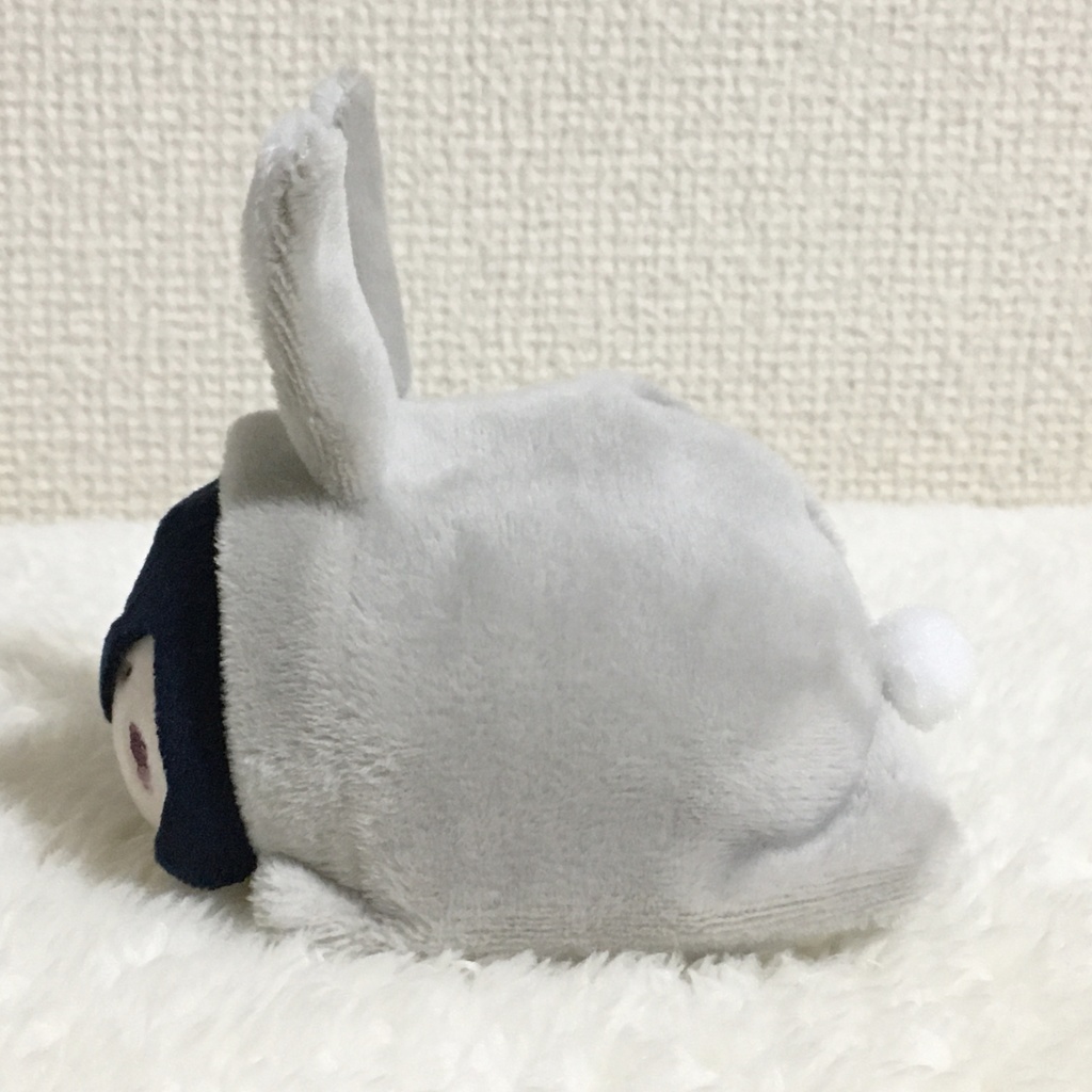 もちマス/もちころりん着ぐるみ うさぎ ライトグレー