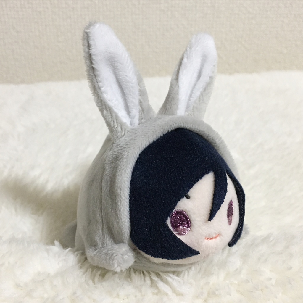 もちマス/もちころりん着ぐるみ うさぎ ライトグレー