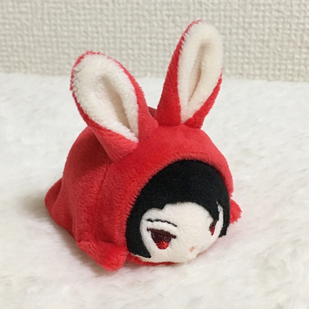 もちマスミニ着ぐるみ うさぎ レッド&ミルク