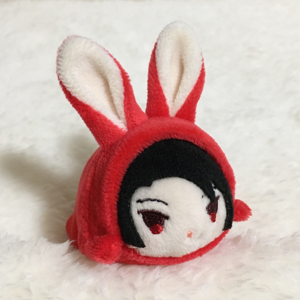 もちマスミニ着ぐるみ うさぎ レッド&ミルク