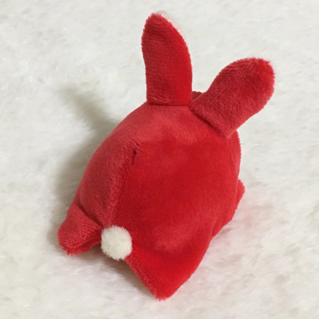 もちマスミニ着ぐるみ うさぎ レッド&ミルク