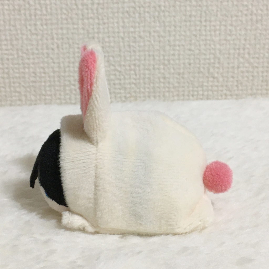 もちマスミニ着ぐるみ うさぎ ミルク&コーラルピンク