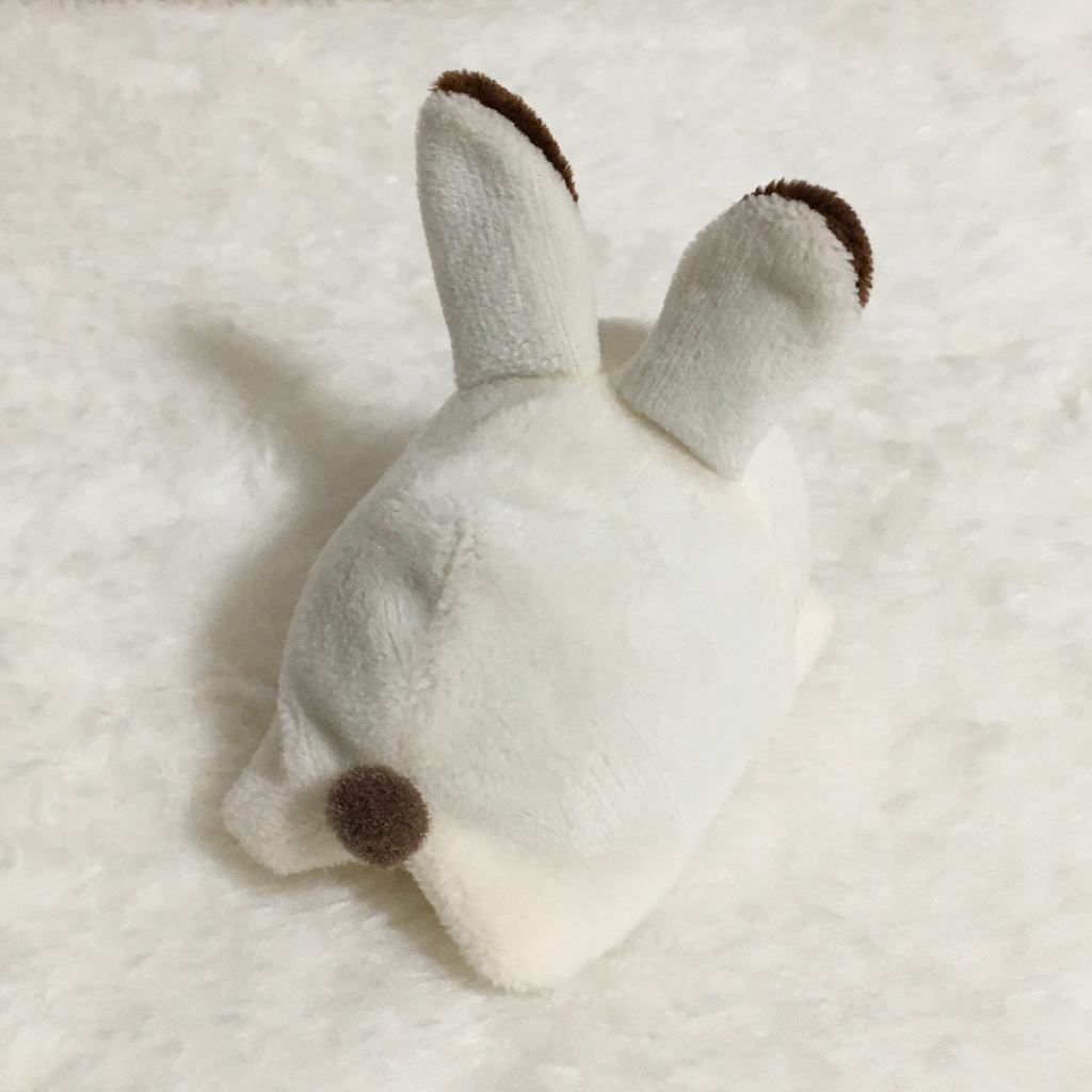 もちマスミニ着ぐるみ うさぎ ミルク&ブラウン