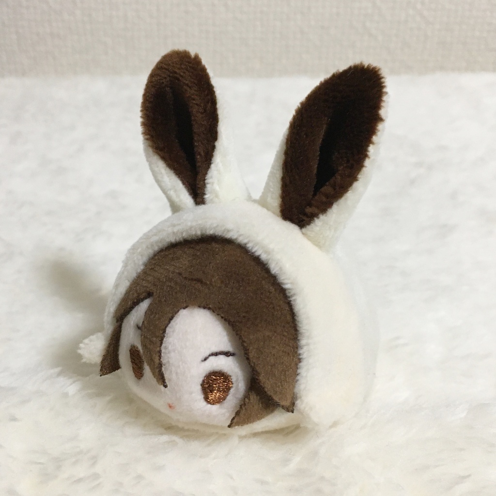 もちマスミニ着ぐるみ うさぎ ミルク&ブラウン
