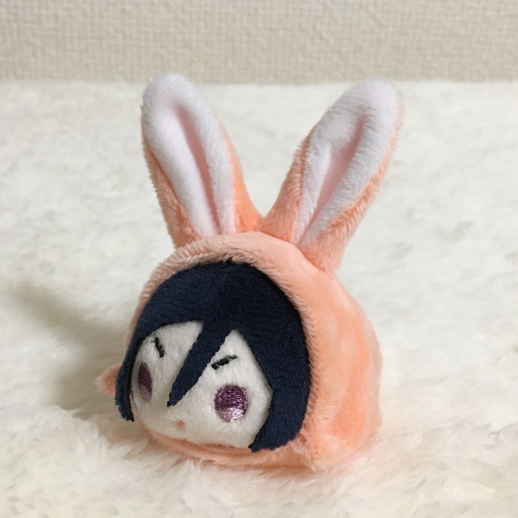 もちマスミニ着ぐるみ うさぎ サーモンピンク